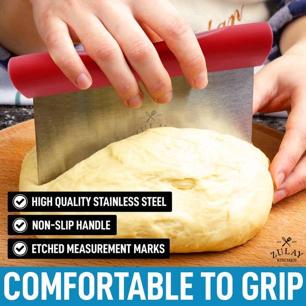 Zulay Kitchen - Wholesale Kitchen Tool/Gadget - Multi-purpose Stainless Steel Bench Scraper & Chopper14