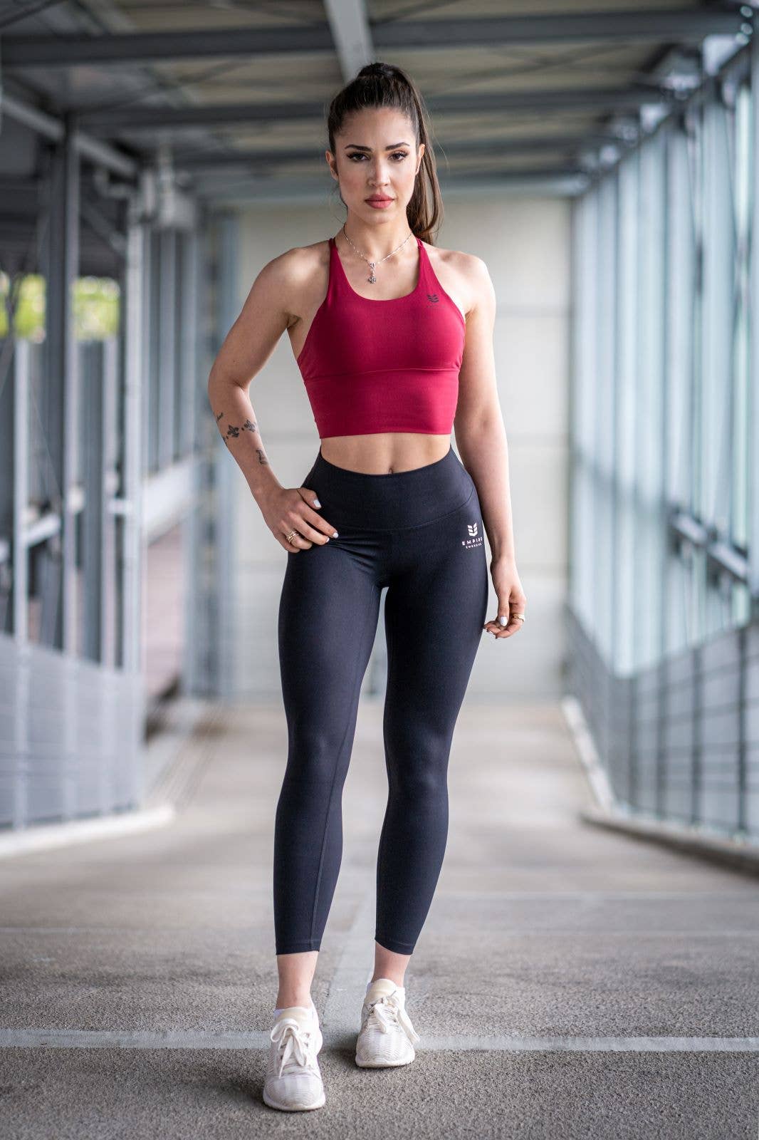 Empire Embodied - Vente Legging de sport/d'intérieur – femme - Leggings gainants 7/8 pour yoga et sport4