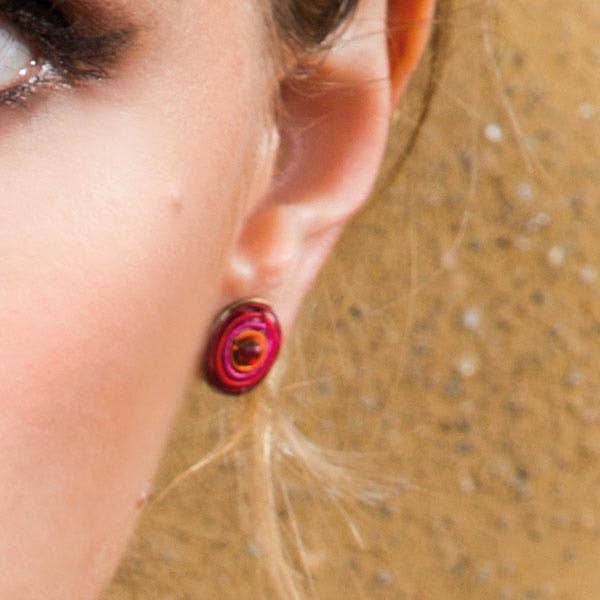 Sergio Engel jewellery – Brincos de pino por atacado – Brincos coloridos antigos Índia 0431