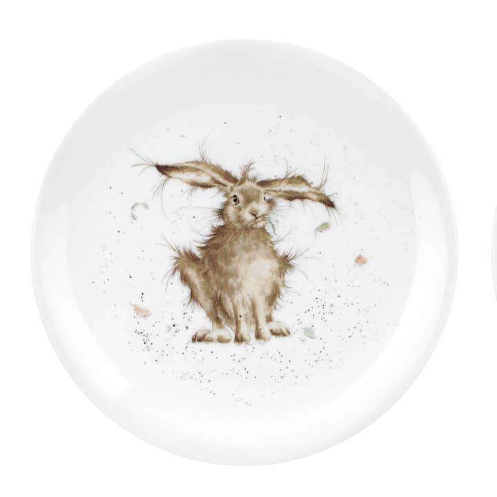 Wrendale PLATE 8" HARE BRAINED for wholesale by Portmeirion, Spode, Pimpernel, Nacthmann, Wrendale Designs