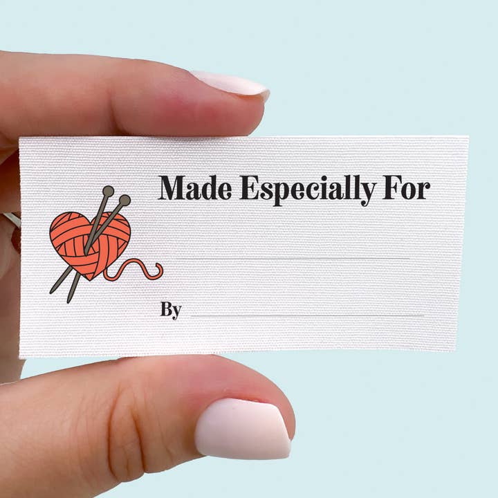 Katoenen naaiijzer op handgemaakte quiltetiketten - WRE02 voor wholesale door EverEmblem Inc.