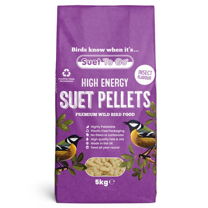 Suet To Go Suet Pellets 5kg - Insect | Wild Bird Food for wholesale by Natures Grub