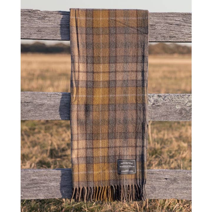 The Grampians Goods Co. - Vendita all'ingrosso Plaid - Coperta Heritage Tartan in lana riciclata4