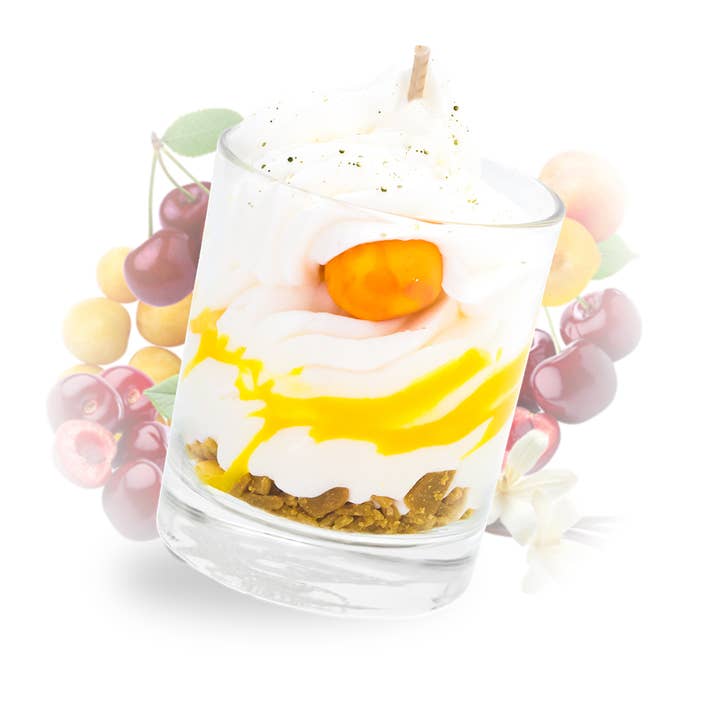 Valentine's Day Mirabelle Plum Candle for wholesale by Les Fées Mères