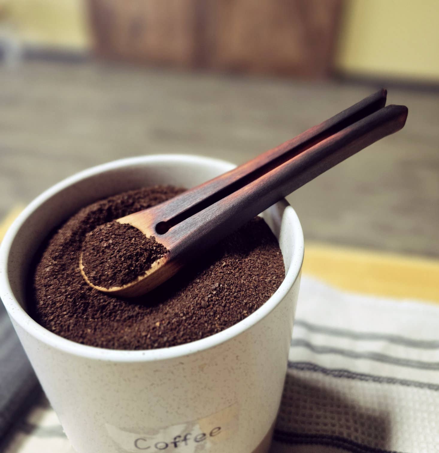 Two Ravens: Tool & Craft - Wholesale Measuring Spoon - Coffee Scoop / Bag Clip - Handmade Wood Kitchen Utensil1