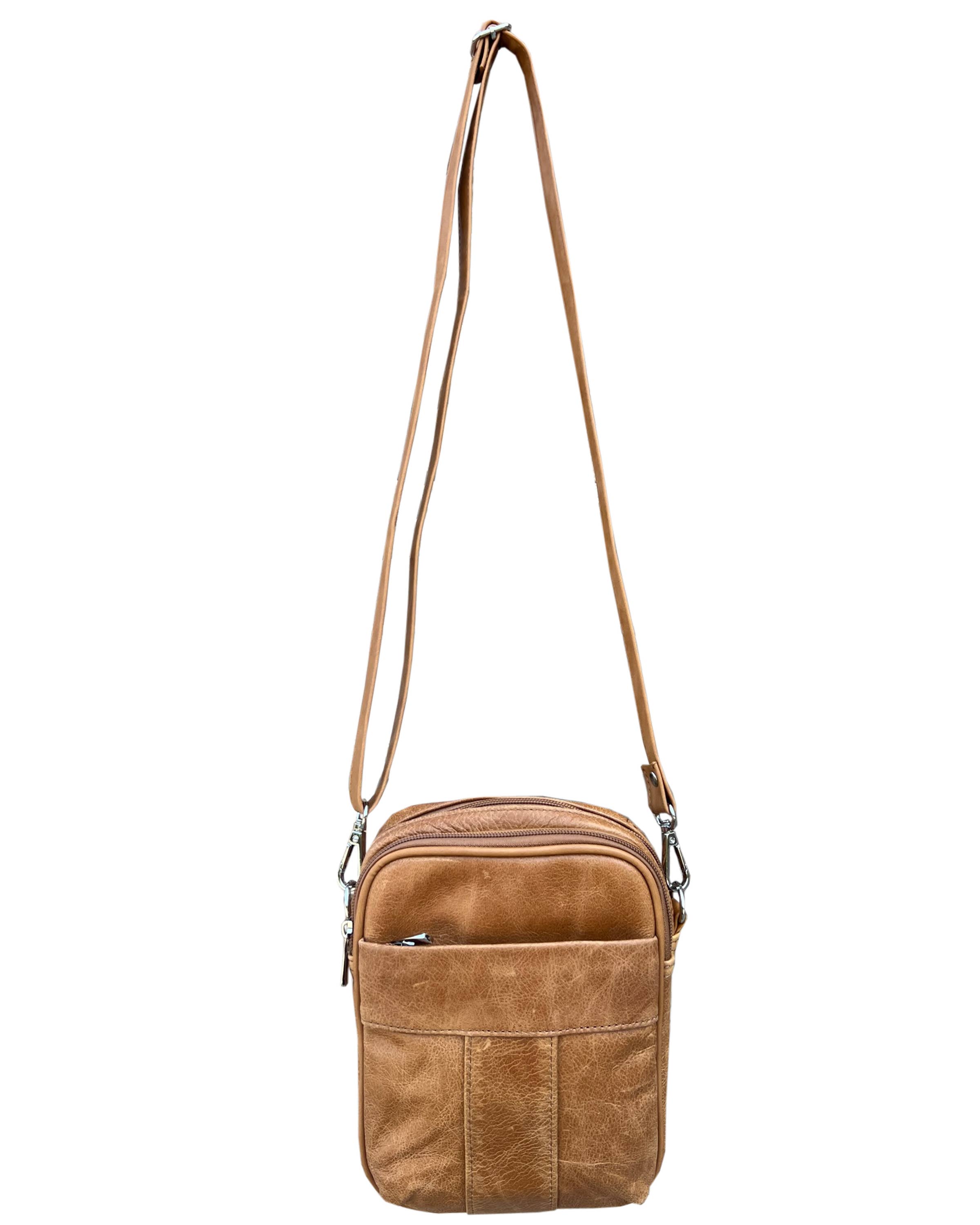 Roma Leathers, Inc. - Wholesale Crossbody Bag - Women's - W008 cowhide leather crossbody8