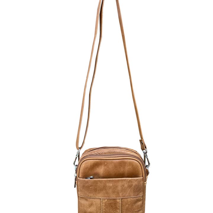 Roma Leathers, Inc. - Wholesale Crossbody Bag - Women's - W008 cowhide leather crossbody8