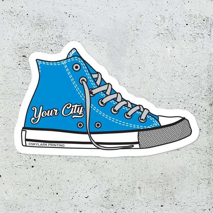 Skylark Printing - Wholesale Sticker - Custom Vintage High Top Shoe Souvenir Sticker6