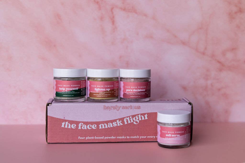Barely Serious - Wholesale Skincare Face Mask - Face Mask Flight | Holiday Gift5
