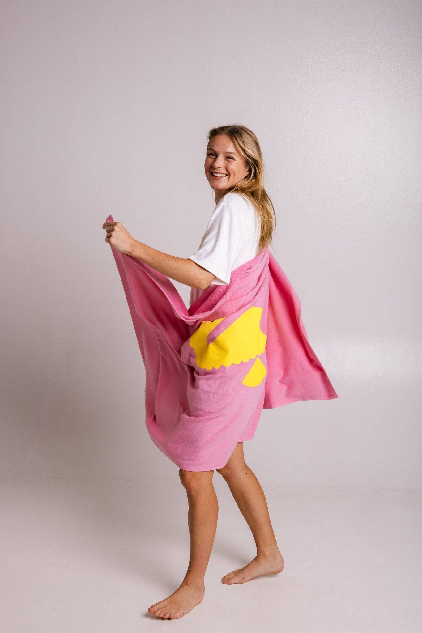 Sossu - Wholesale Beach Towel - Seahorse Peshtemal - Pink3