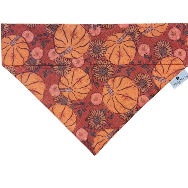 Bandana per animali Cider Patch per la vendita all'ingrosso da parte di Mutty Mornings