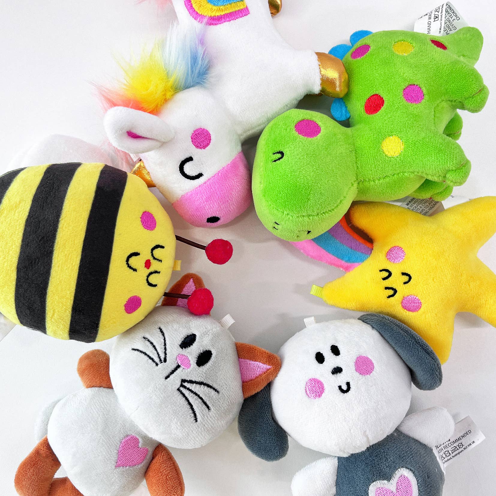 Rachel Ellen Designs - Vendita all'ingrosso Peluche - Bambini e neonati - Ciondoli in Peluche per Borse - Ape1