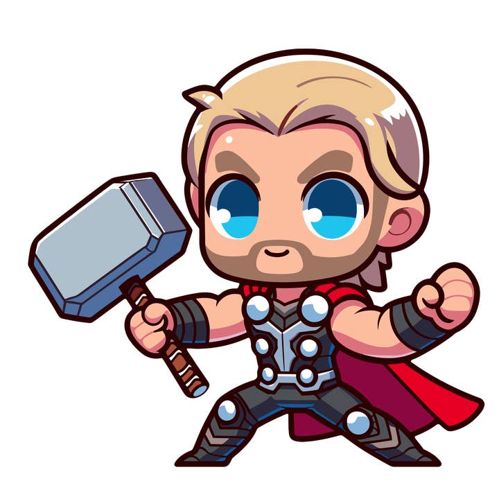 Animania - Wholesale Sticker - Chibi Marvel Comics Inspired Stickers13