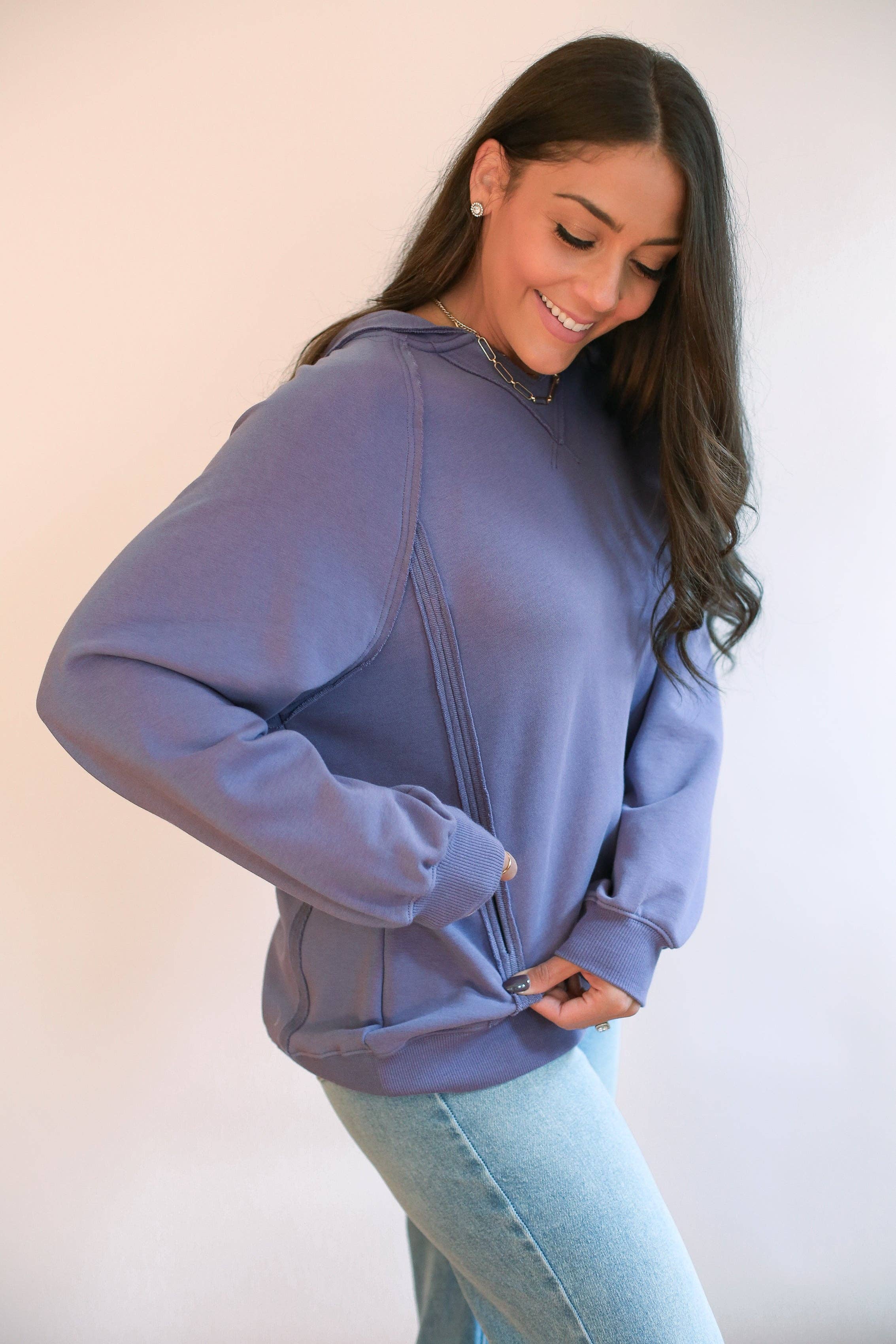 Movemama Apparel - Wholesale Nursing Top - Maternity - Big Hug Vertical Zip Breastfeeding Hoodie25