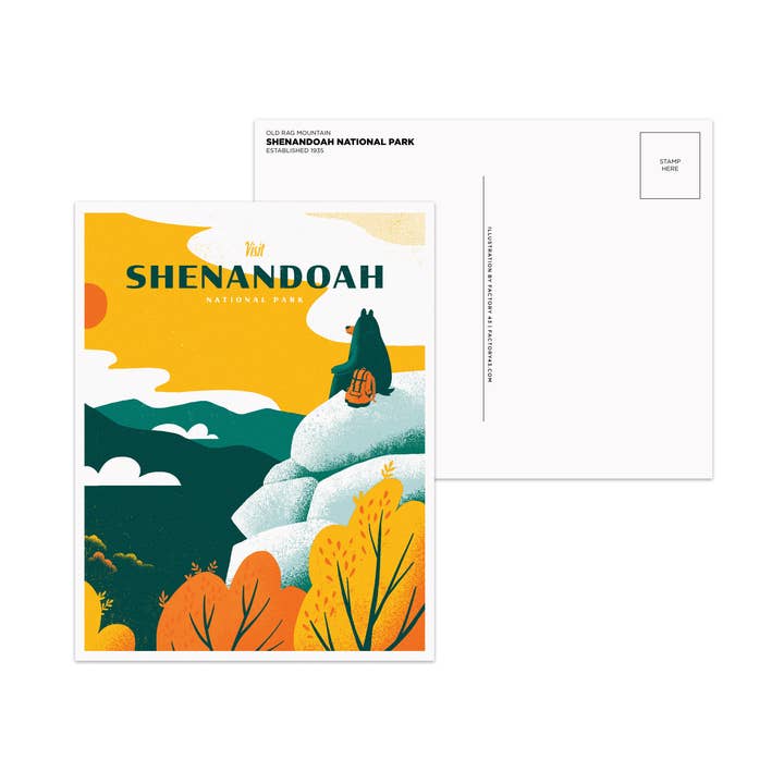 Factory 43 - Wholesale Postcard - Shenandoah National Park Postcard