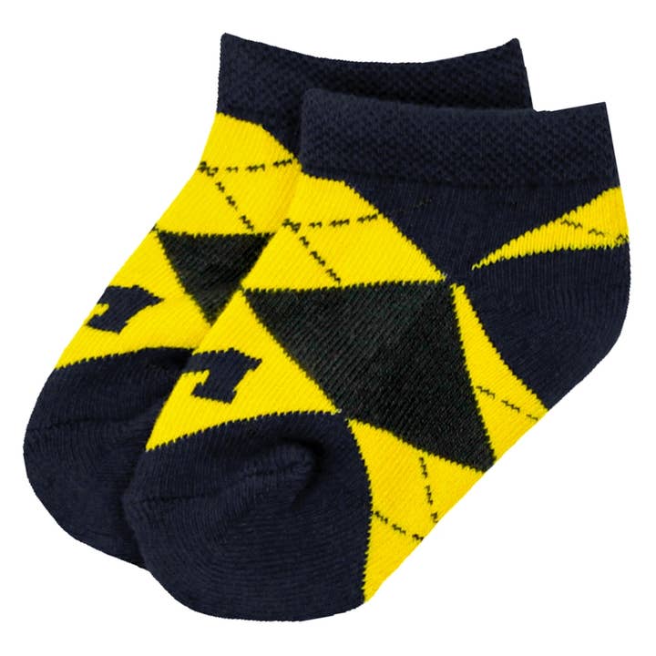 Footies Argyle pour bébés Michigan Wolverines qui ne se présentent pas pour la vente par Donegal Bay