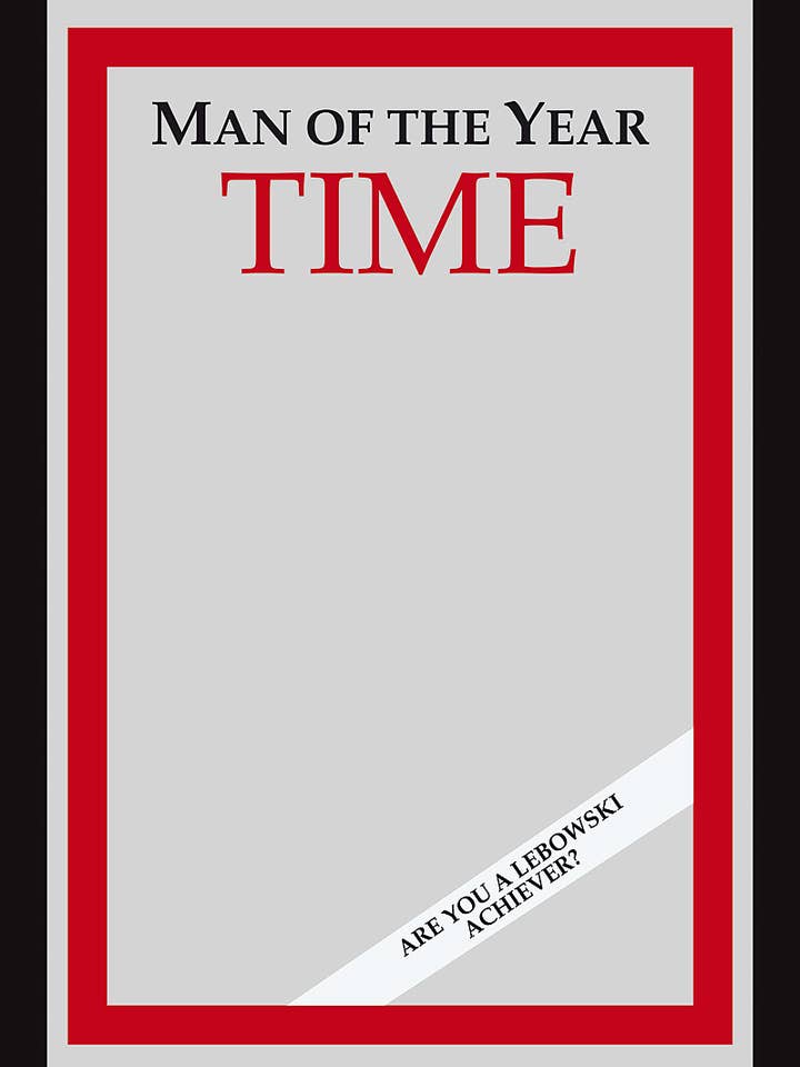 Årets mand Time Magazine XL Mirror (The Big Lebowski) for engroshandel hos Close Up GmbH