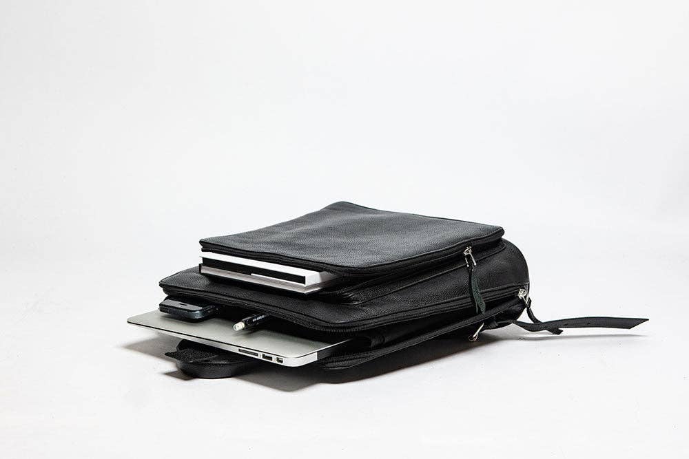 Hides – wholesale Ryggsäck - Unisex – Klassisk damläderryggsäck3