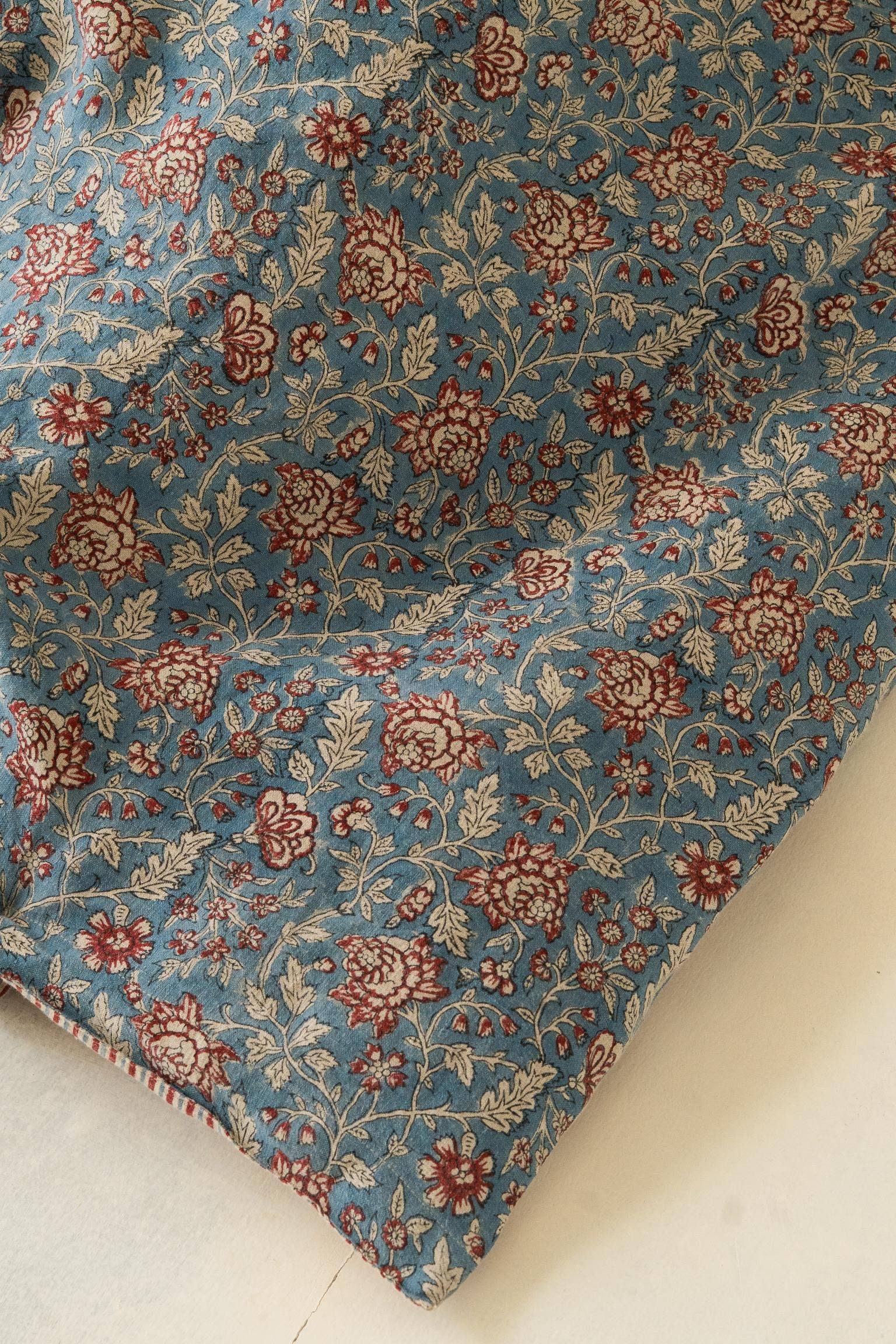 Live Linen - Wholesale Duvet Cover - Elegant Velma Block Print Linen Duvet Cover – Luxe5