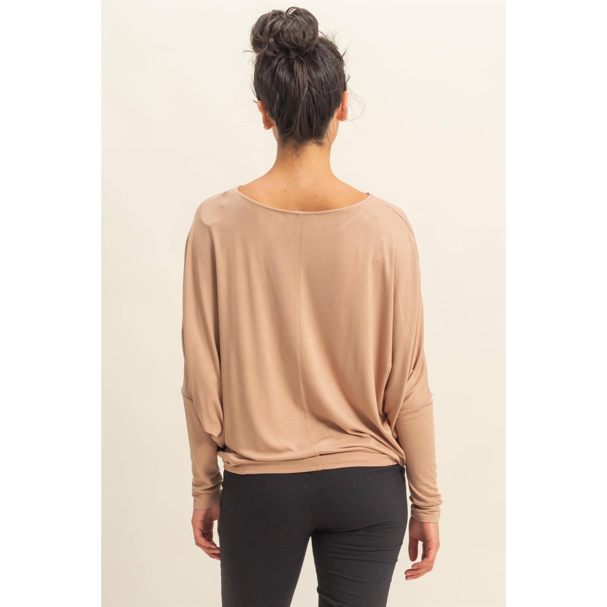 HYFVE – wholesale Stickad topp - Dam – Dolman Långärmad Topp2