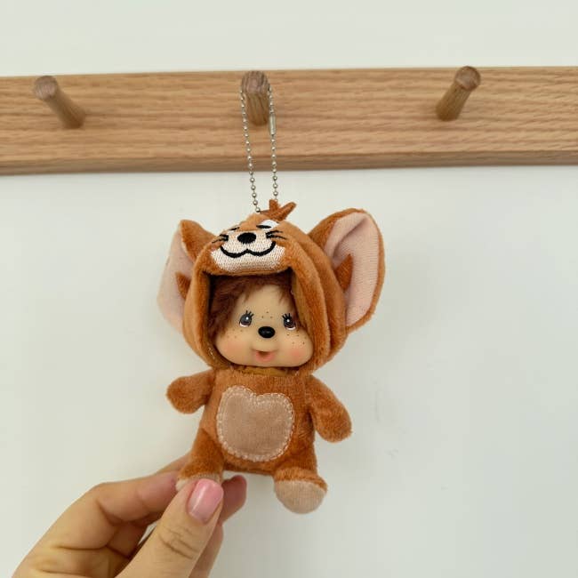 MOND HAUS - Wholesale Keychain - Women's - TOMI Baby Monkey Plush Keychain – Cute Furry Doll Bag Charm9