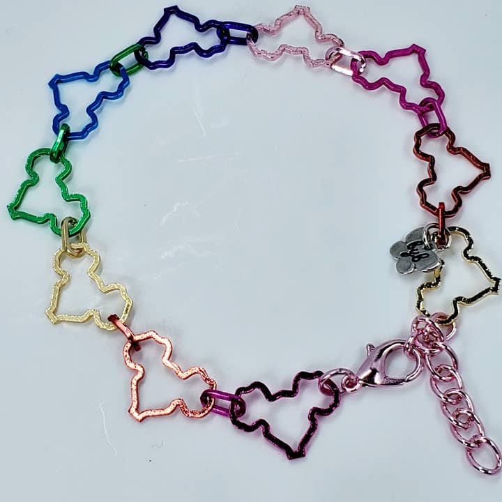 Bracelet à breloques BYB Ponytail Girl pour la vente par Brilliant Young & Beautiful Boutique