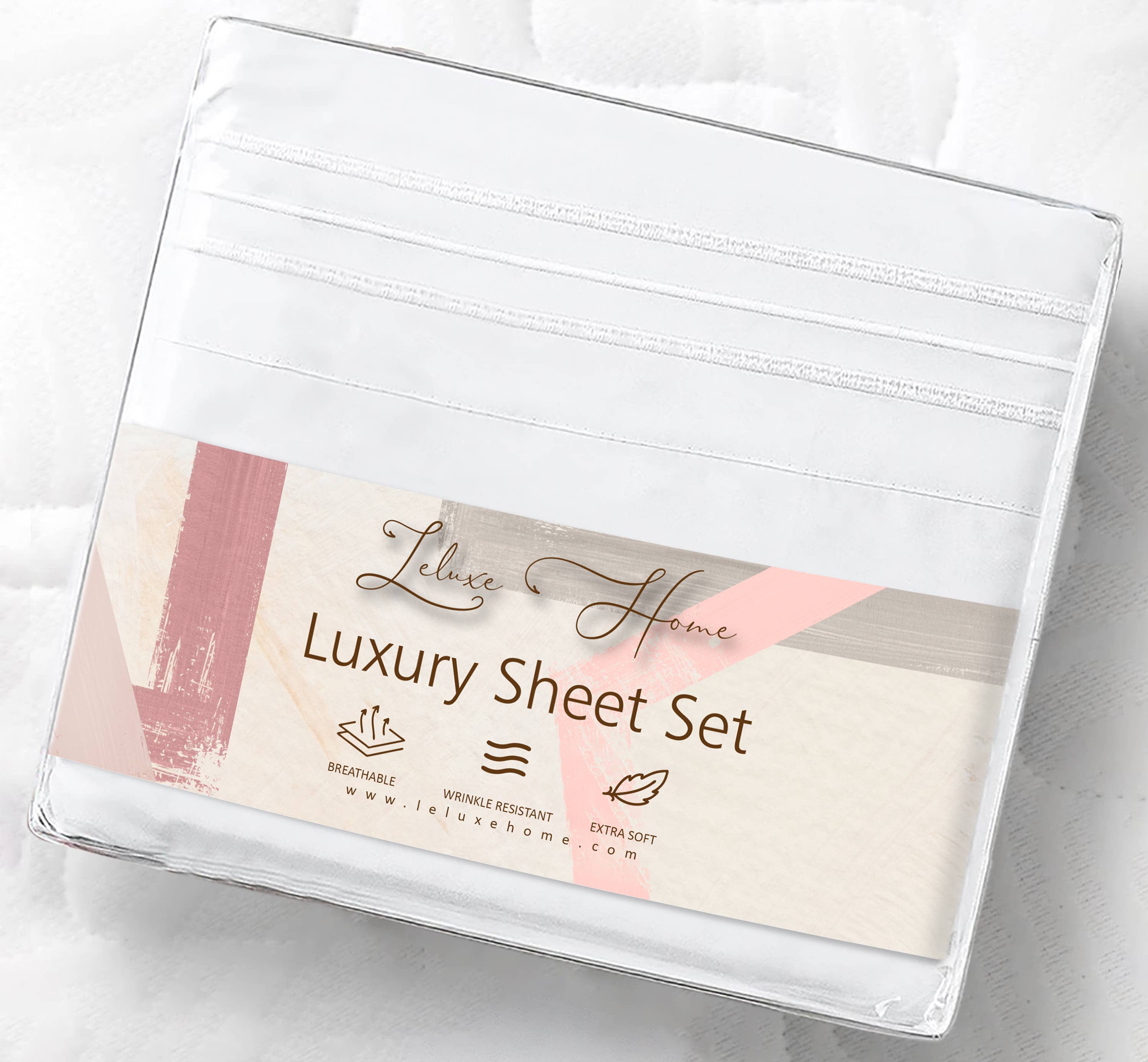 Leluxe Home - Wholesale Sheet Set - 1800 Series Premium Ultra soft 4 Pc Microfiber Sheet Set20