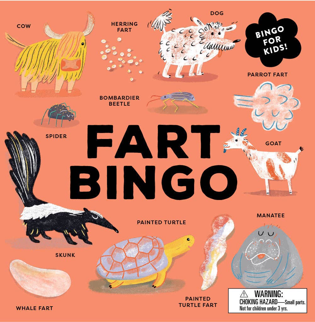 Chronicle Books - Wholesale Card Game - Fart Bingo