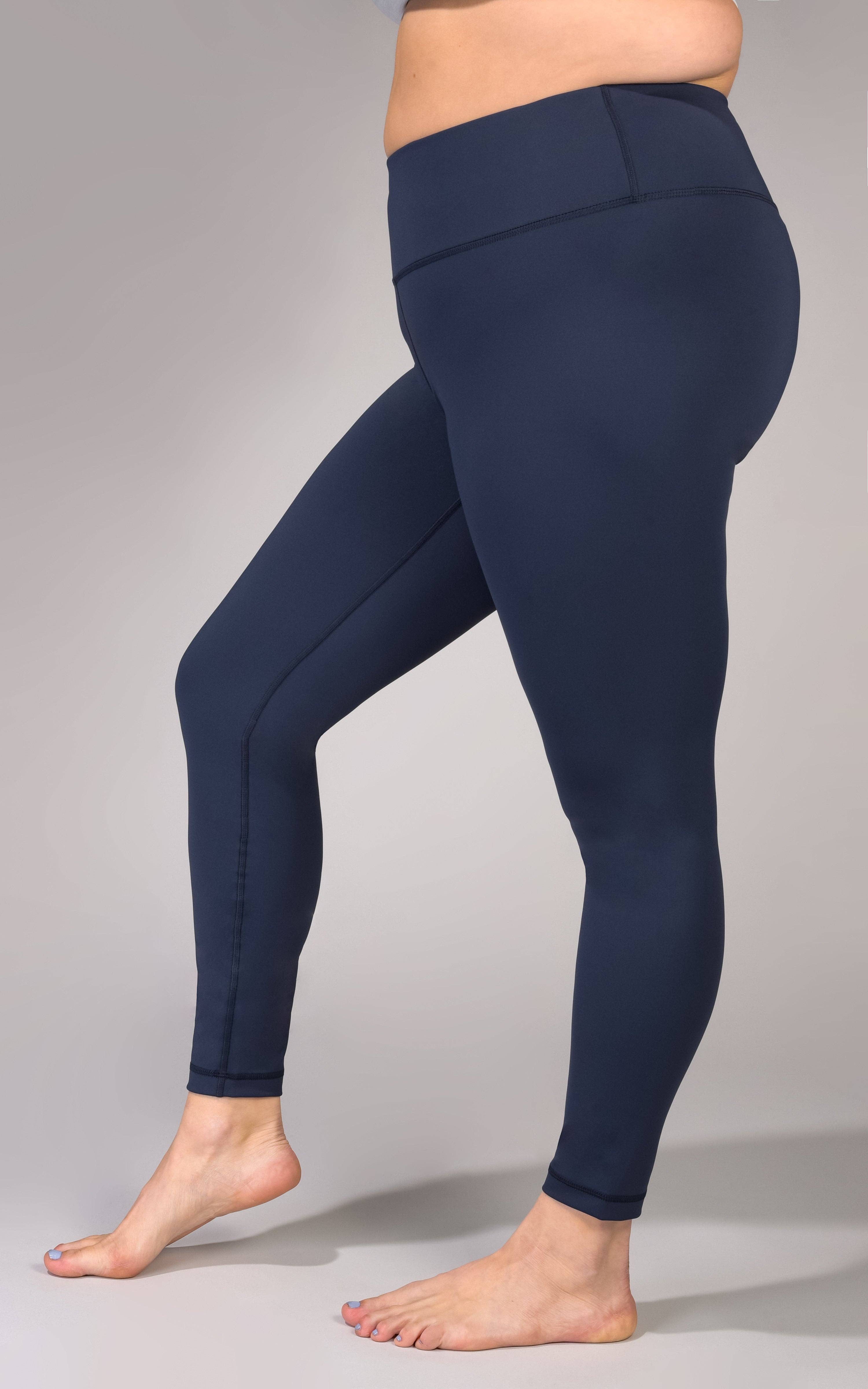 90 Degree by Reflex & Yogalicious - Wholesale Athletic/Lounge Leggings - Women's - Plus Size - "Squat Proof" Interlink High Waist Leggings2