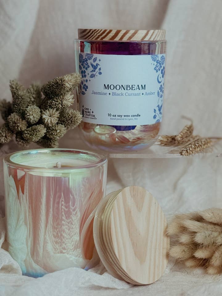 10oz Moonbeam | Officially Licensed | When the Moon Hatched by Sarah A. Parker | Bookish Romantasy Soy Candle for wholesale by One More Chapter Candle Company