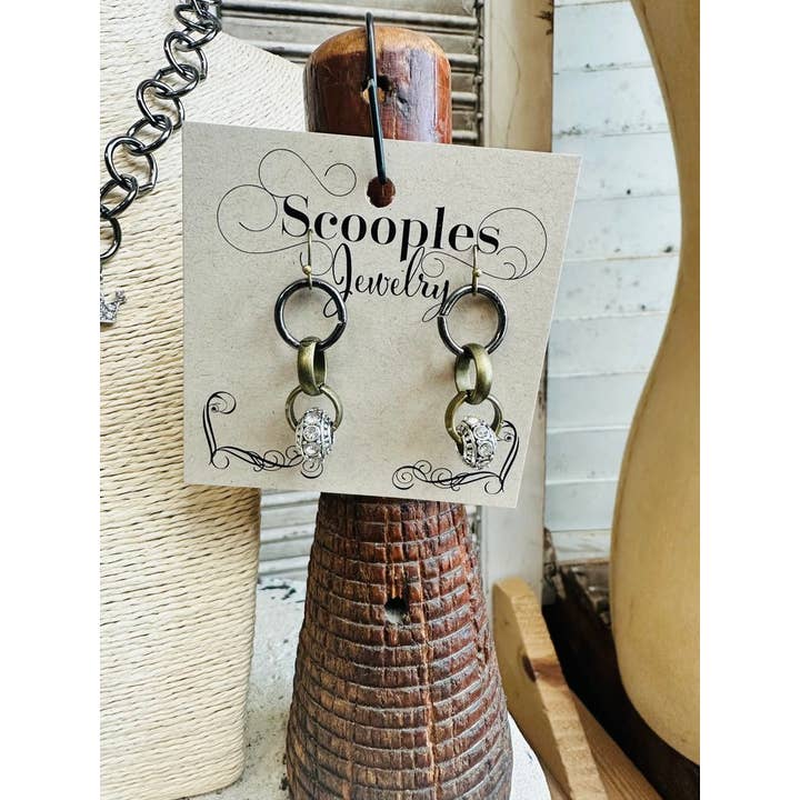Scooples Jewelry - Wholesale Dangle Earrings - Crown Jewel - Ear