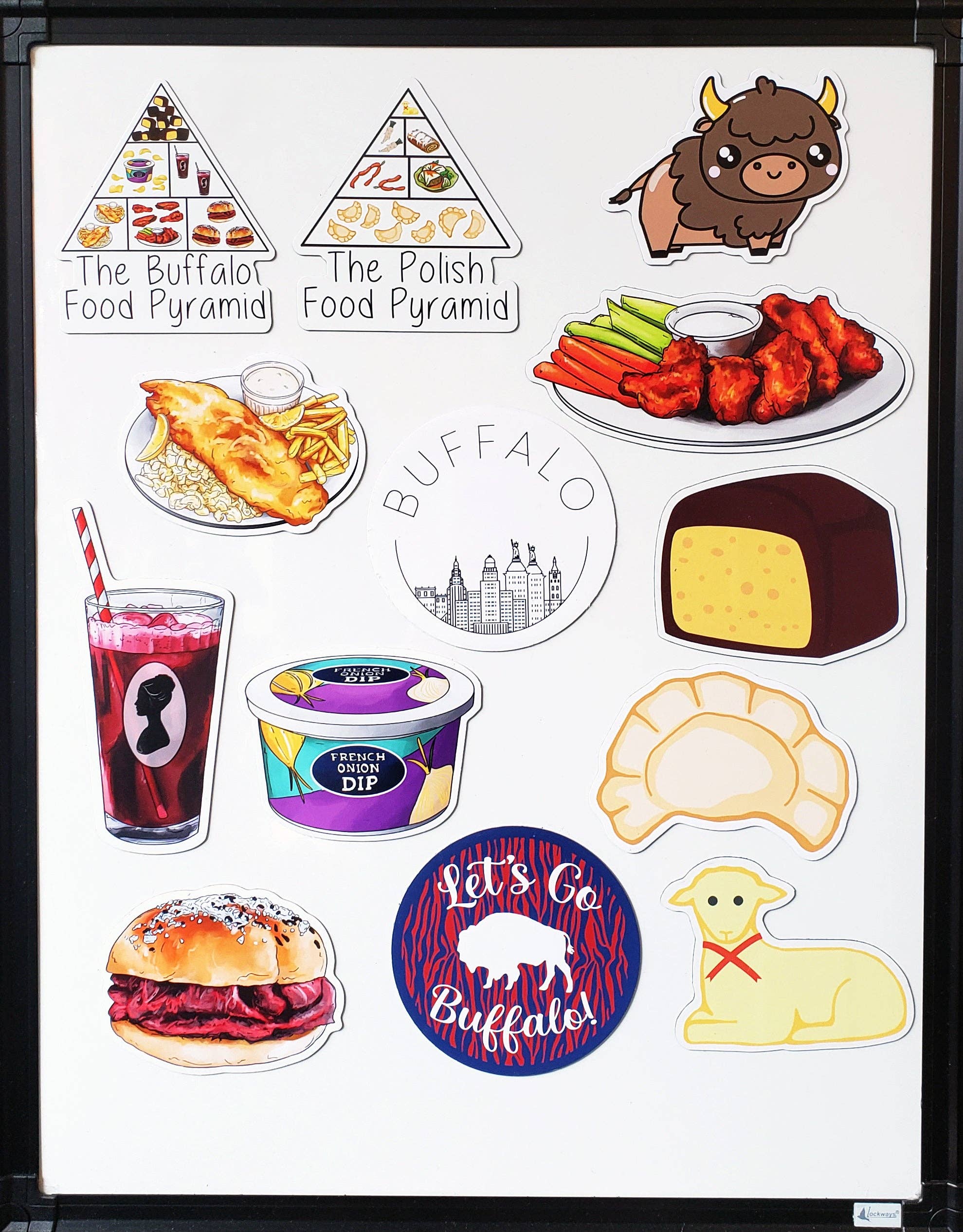 Buffalo Seamery - Wholesale Sticker - Chicken Wings Sticker or Magnet4