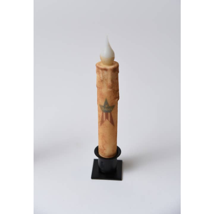 LMS Wholesale – Großhandel Flammenlose Kerze – Americana Star LED Timer Stabkerze2