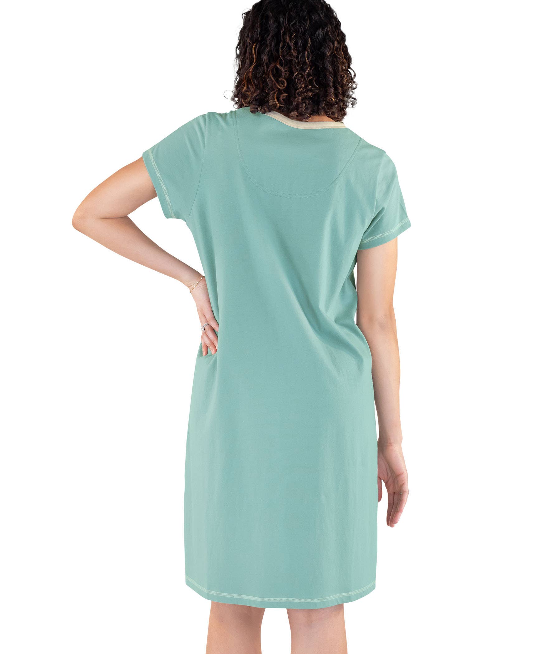 Lazy One - Wholesale Nightshirt - Women's - Booked V-Neck Nightshirt3