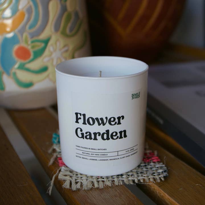 Beaten Path Co - Wholesale Jar/Filled Candle - CANDLE - FLOWER GARDEN1