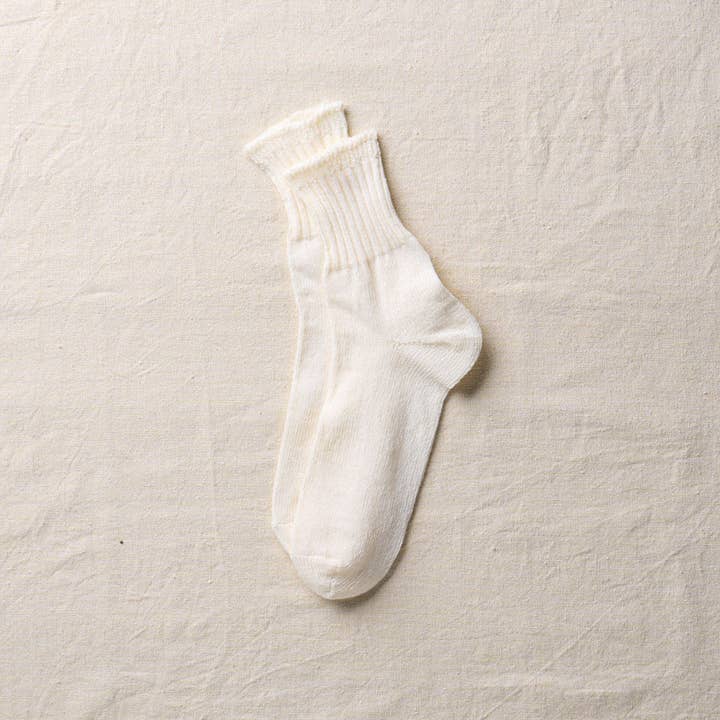 Washi Organic Cotton Ribbed Socks for wholesale by YAHAE