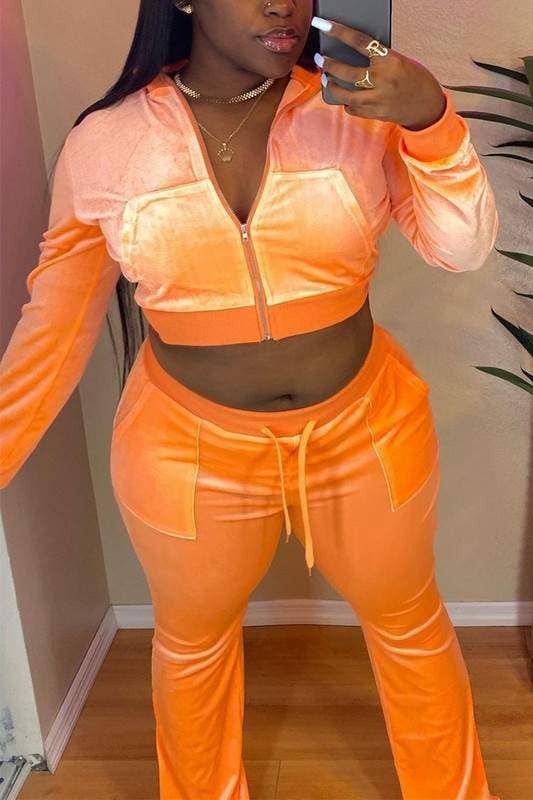 Queen Fashion – wholesale Set med topp och kjol - Dam – Velourjacka träningsset4