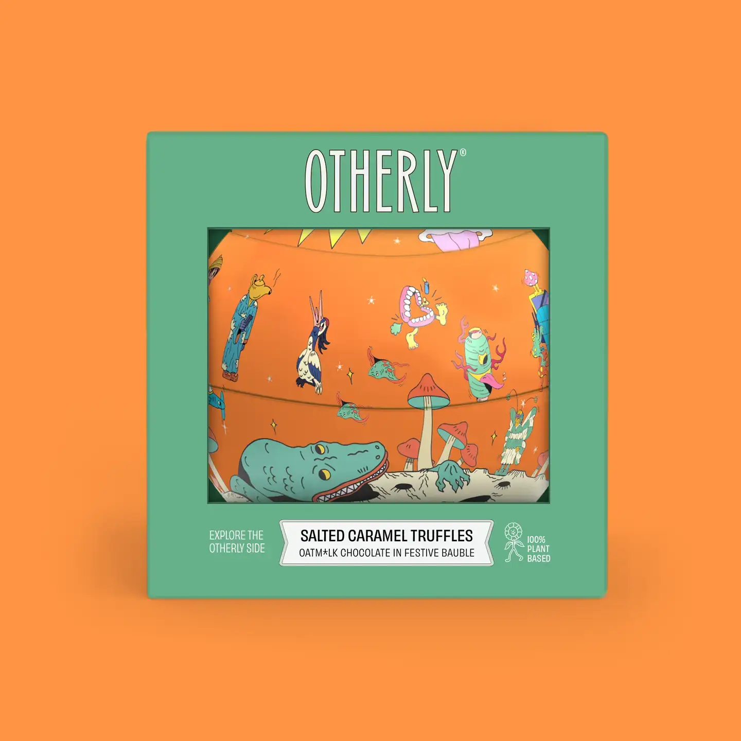 OTHERLY: OATM*LK CHOCOLATE [No duties when shipping to US!] – wholesale Chocolate box – Bauble Tin - OTHERLY Oatm*lk Salted Caramel Truffles 100G7