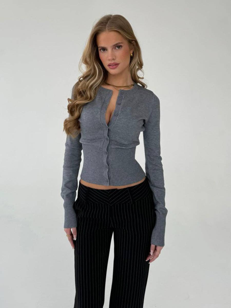 Marayn - Wholesale Cardigan - Women's - 2025 FallWinter Chic European Knit Cardigan Sweater50