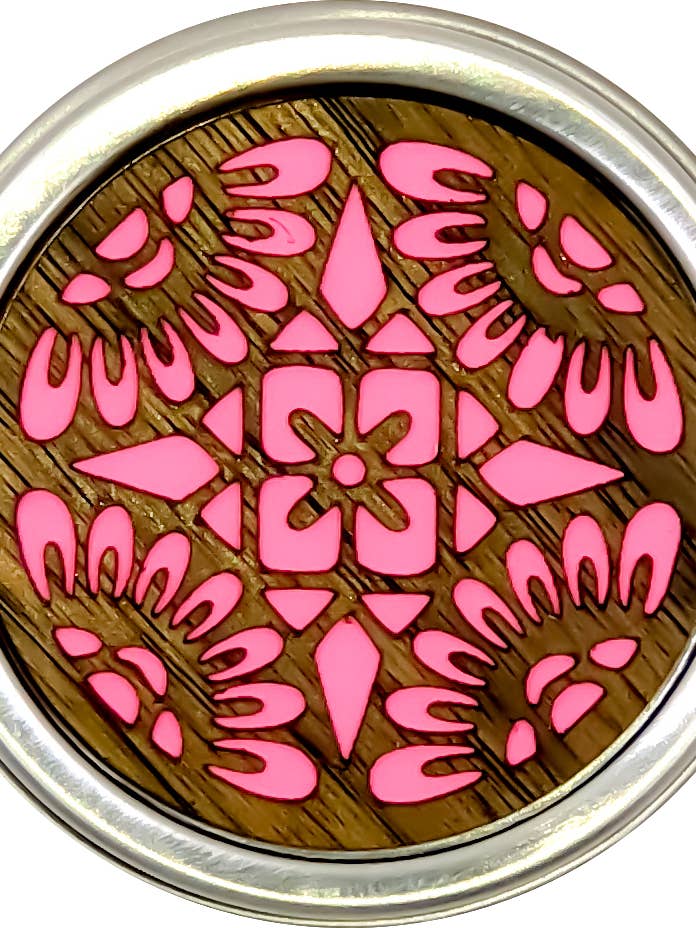 Flower Geo Wood and Metal Dreambox for wholesale by Woodcutts Inc.