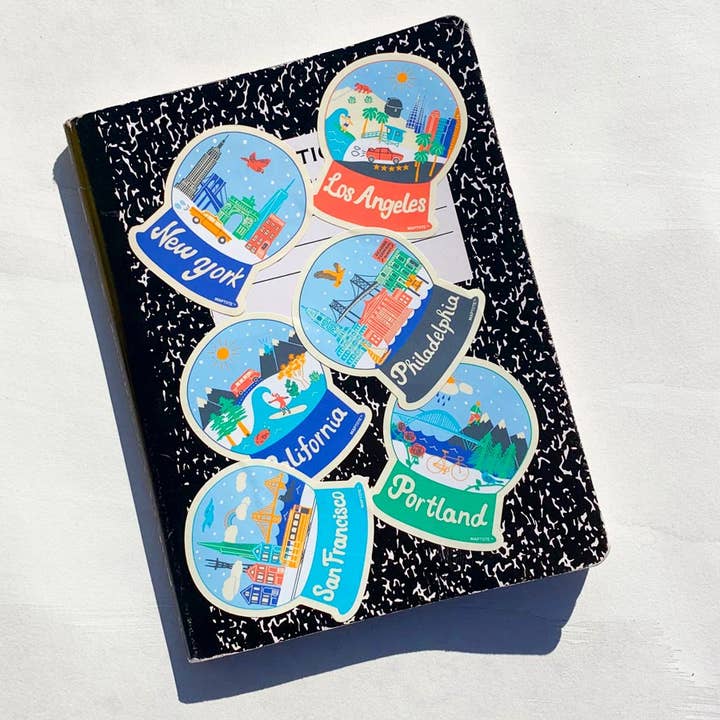 Maptote - Wholesale Sticker - Philadelphia Snowglobe Sticker