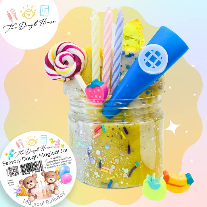 Fun Size Birthday Magical Jars for wholesale by The Dough House