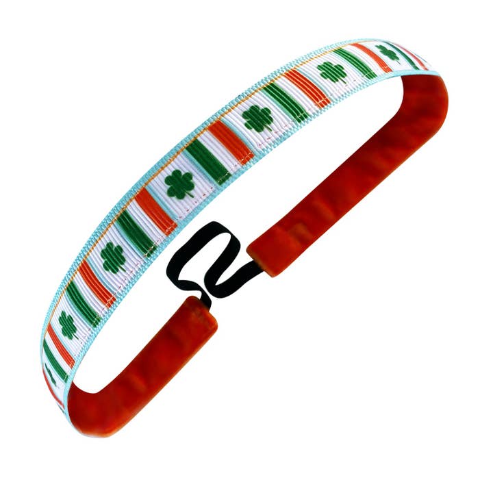 St. Patrick's Day | Irish Fit Club | Green, Orange, White | 5/8 Inch for wholesale by Sweaty Bands