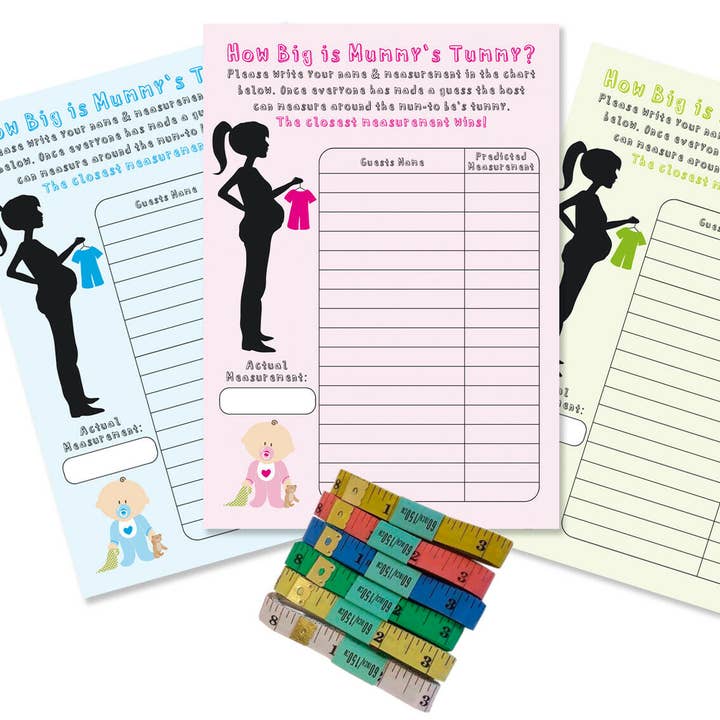 Baby Shower Party Game Bundle för wholesale av Close to the Bone Greeting Cards and Gifts