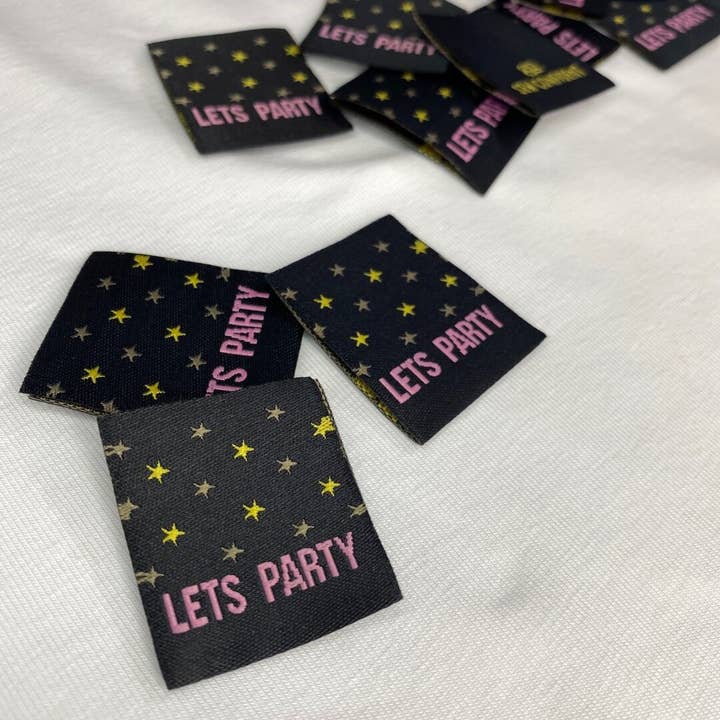 Sew Confident Fabric Label | Let's Party! for wholesale by Sew Confident