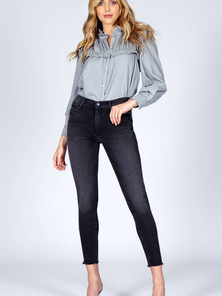 Tobillera Carmen High Rise - Dim The Lights para venta al por mayor de Black Orchid Denim