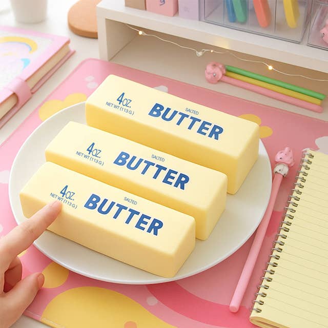Butter Stress Ball – Soft & Slow-Rebound Squishy Toy for wholesale by K-Wonderland