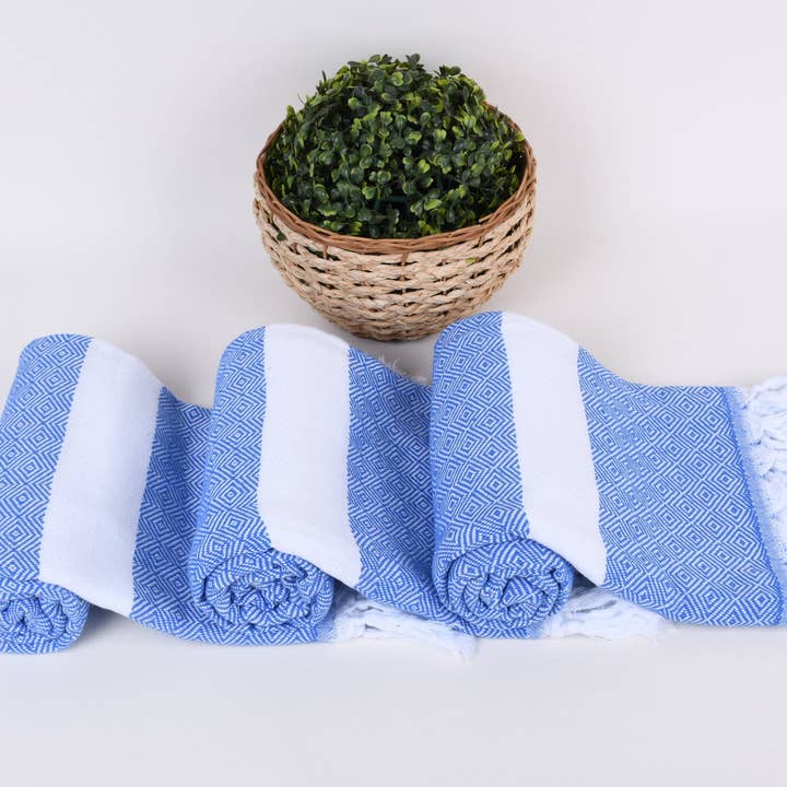 Organic Turkish Towels - Wholesale Beach Towel - Custom Beach Towel, Personalized Diamond Towel8