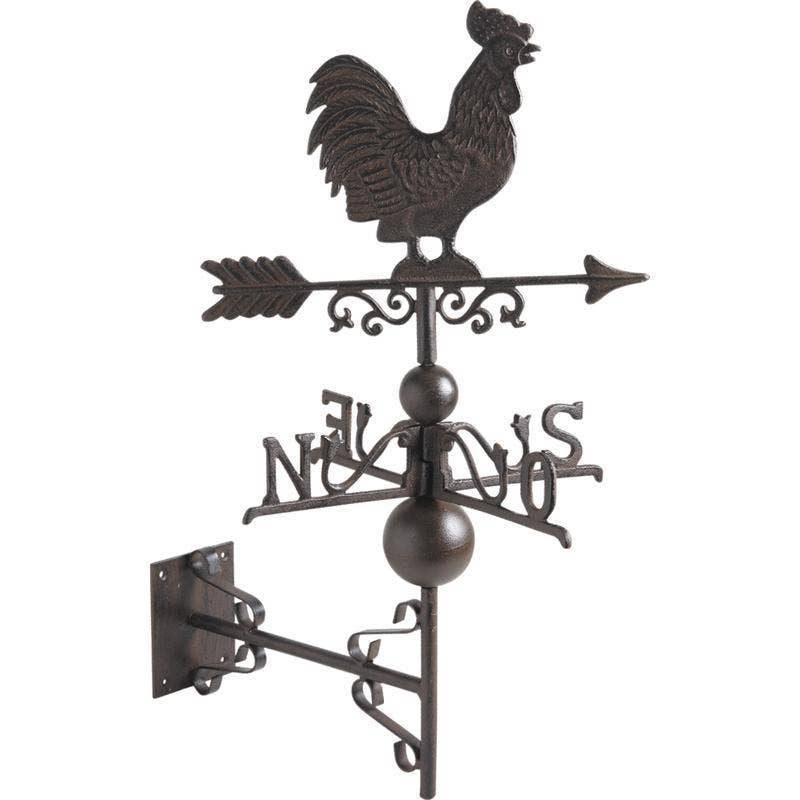 Aubry Gaspard - Wholesale Wall Accent - Cast iron rooster weather vane0