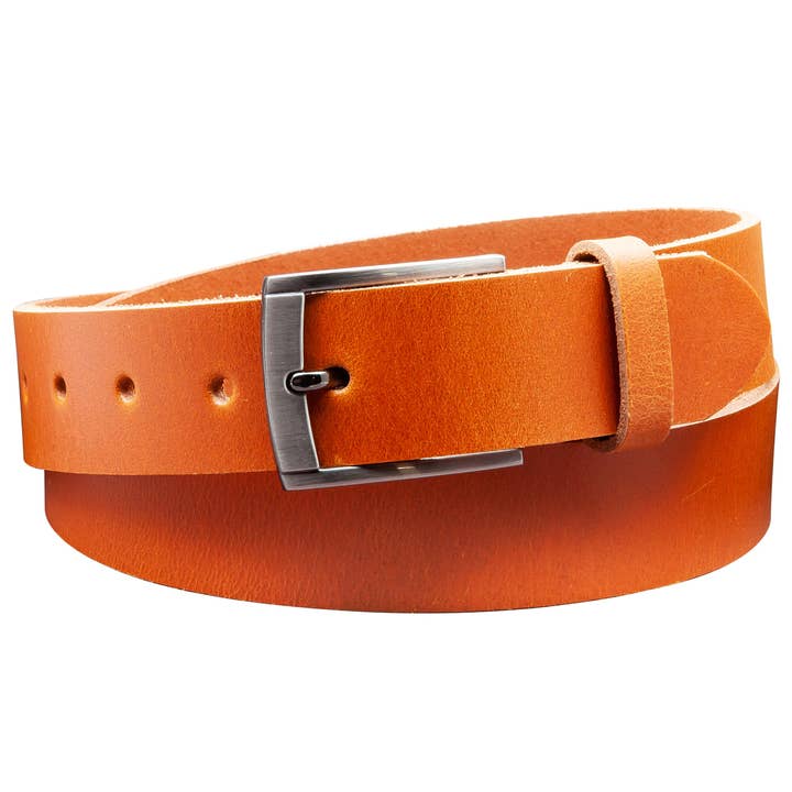 35 mm bälte i äkta läder från Tyskland EH418-VL-cognac för wholesale av A-Venten GmbH